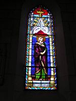 Crozet (Loire) - Nouvelle eglise - Vitrail (01)
